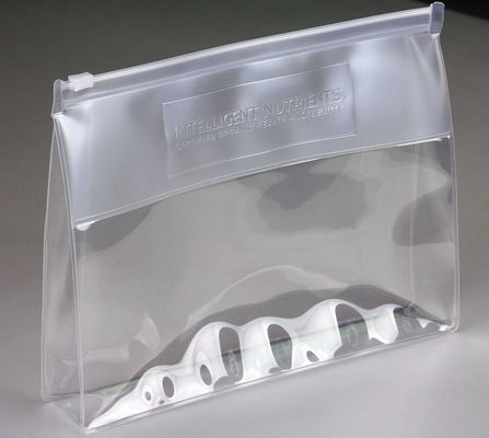 PEVA EVA Clear Ziplock Packaging Bags , Sedex Zip Lock Transparent Plastic Bag