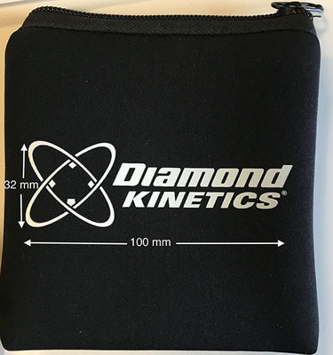 OEM Eco Neoprene Cosmetic Pouch , Waterproof SEDEX 4P Neoprene Zipper Bag