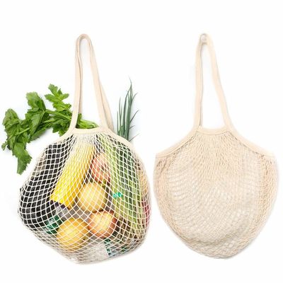 SA8000 TUV Cotton Mesh Net Bag PMS Color For Fruits And Vegetables