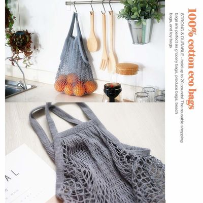 SA8000 TUV Cotton Mesh Net Bag PMS Color For Fruits And Vegetables