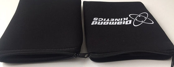 OEM Eco Neoprene Cosmetic Pouch , Waterproof SEDEX 4P Neoprene Zipper Bag