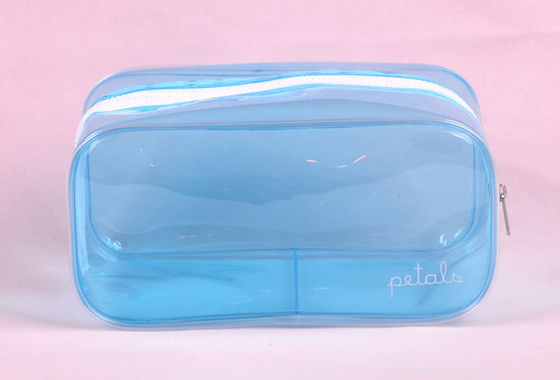 ISO9001 Zip Lock Plastic Packaging Bag WCA 20x10cm Custom PVC Zipper Bag