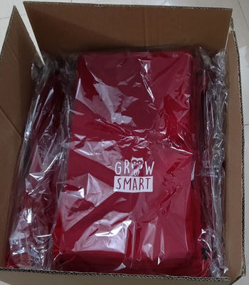 SMETA ISO14001 Packaging Drawstring Bags Custom Logo Printed 1C Velour Velvet Pouch