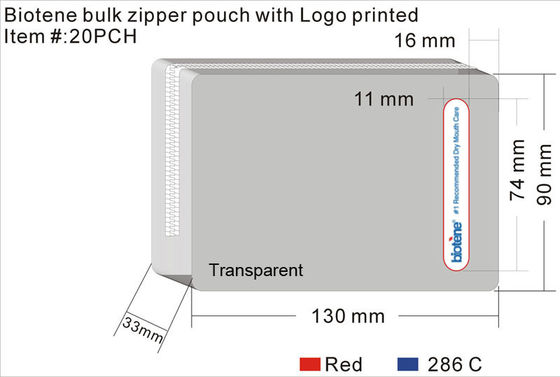 0.15mm SEDEX 4P PVC Plastic Pouch Zipper Travel Transparent Toiletry Bag 7P AZO Free