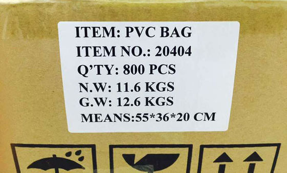 7P Clear Plastic Zip Lock Packaging Bags , 0.15mm OEM Transparent Zipper Pouch