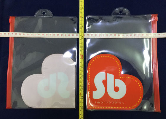 Reusable Ziplock PEVA Storage Bags Plastic EVA Slider Zipper pouch Bag 0.2mm