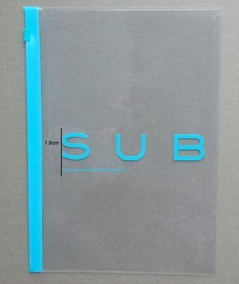 24cm BSCI Zippered Gift Bags Travel Packing Custom Flat EVA Slider Bag ISO9001