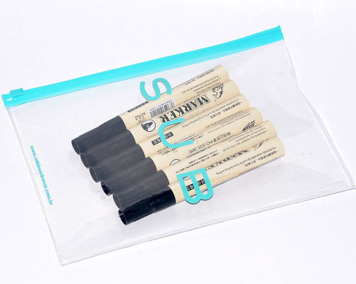 Heat Seal BPA Free PEVA Storage Bags Reusable EVA Clothing Packaging envelope With Zipper