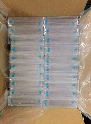 ISO9001 Transparent PEVA Storage Bags Standing EVA 0.3mm With Plastic Snap Button