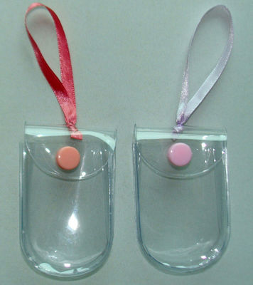 SGS SEDEX 4P Custom Clear Makeup Bag Small Transparent case 0.25mm