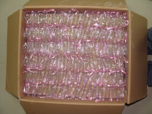 7P 0.2mm Cosmetic Toiletry Bag ECO Heat Seal PVC Button Pouch SGS
