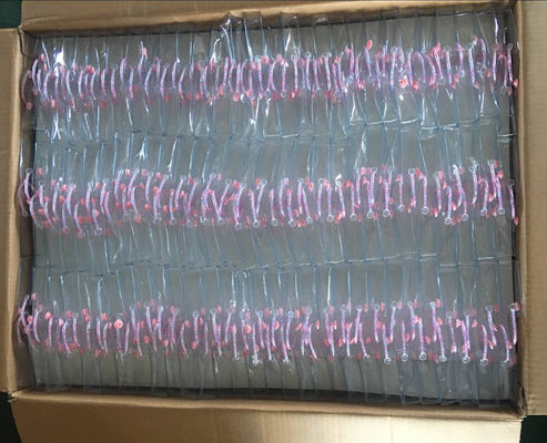 SCCP BPA PVC Button Bag , ISO9000 Clear PVC Cosmetic Bag Portable case