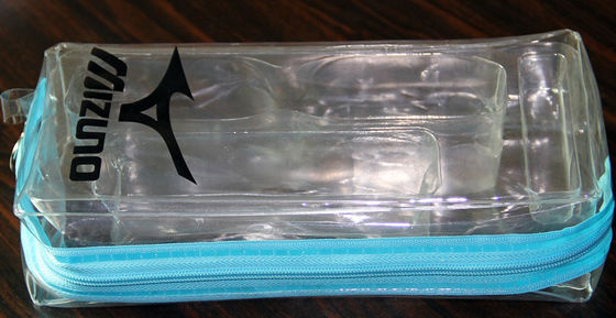 SMETA BRC Transparent Travel Pouch , 0.2mm Clear Travel Cosmetic case Square EVA