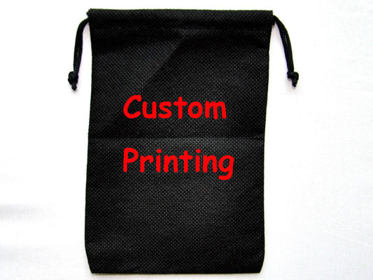 Gravure 11cm Drawstring Pouch Bags Non Woven Cinch Custom Logo For Jewelry SGS