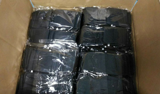 BRC 10cm Small Nylon Mesh Drawstring Bags Packaging TUV With Woven Sewn Label