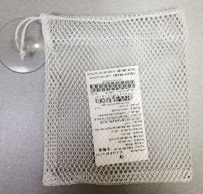OEM GOTS Netted Drawstring Bag , SGS Drawstring Mesh Gift Bags For Storage