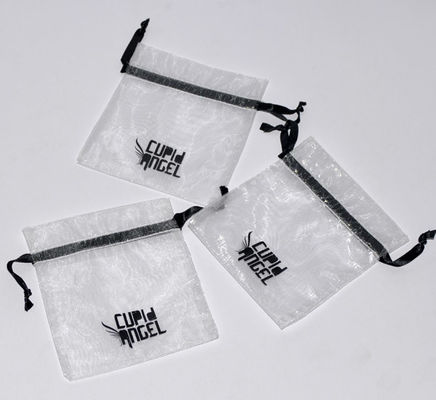 Recyclable Mini Organza Drawstring Bags , ISO9001 SGS Organza Candy Bags