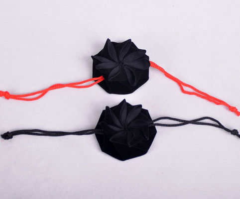 Drawstring BRC Mini Velvet Pouch , GOTS Recyclable Velour Jewelry Bags
