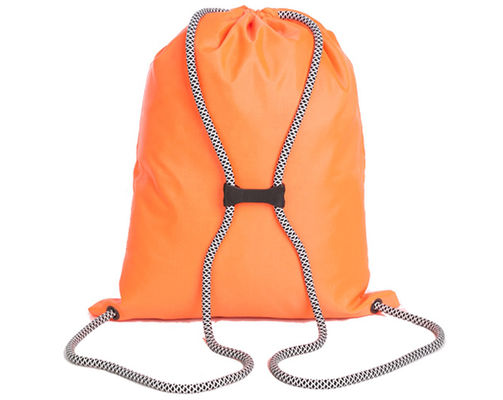 SGS Rotogravure Drawstring Pouch Bags Small 190T 210D 420D Waterproof Polyester