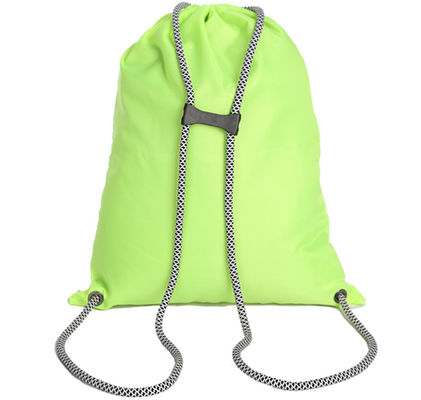 SGS Rotogravure Drawstring Pouch Bags Small 190T 210D 420D Waterproof Polyester