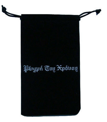 OEM ROHS Small Velvet Drawstring Bags , BSCI Velvet Jewelry Bags With Logo Embroidered
