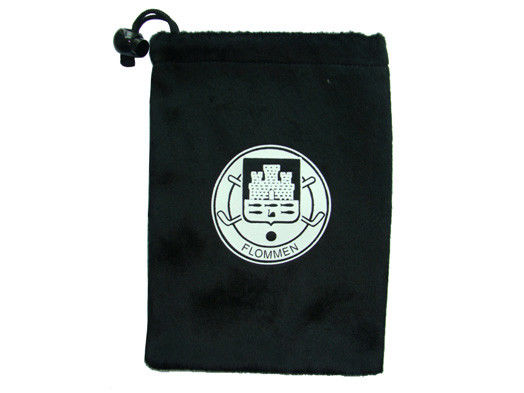 BSCI Drawstring Velvet Bags , Recyclable Flannel Velvet Favour Bags For Jewelry