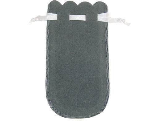 2C SGS Jewelry Drawstring Pouch  Velvet Packing Pouch Hot Stamping Emboss TUV