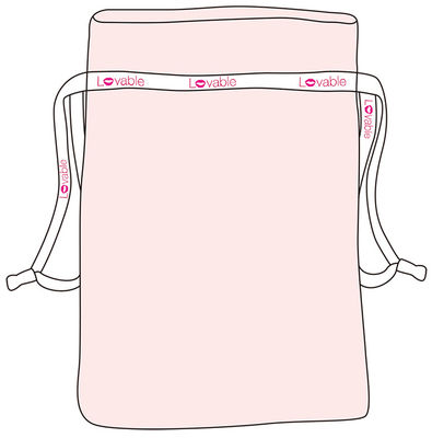 RoHS Satin Ribbon Large Organza Drawstring Bags Pouch For Garment