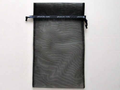 CMYK Organza Drawstring Gift Bags Gravure Offset Print , Ribbon Organza Bag Pouch