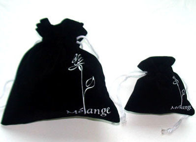 70mm TUV Velvet Drawstring Pouch Jewelry Packaging Bags Reusable AQL