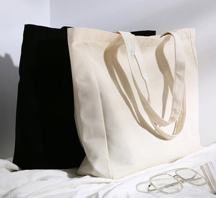 Reusable Grocery Shopper Bag Foldable Shopping Cotton Canvas Tote Bags