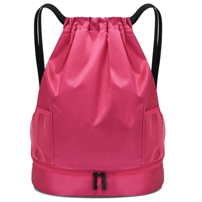 Small Drawstring Pouch Bags 190T 210D 420D Waterproof Polyester For Promotional